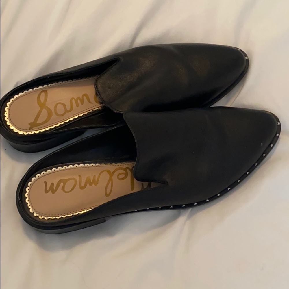 Sam Edelman black slip ons
